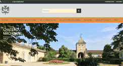 Desktop Screenshot of chateau-machorre.com