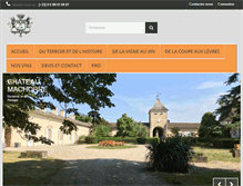 Tablet Screenshot of chateau-machorre.com